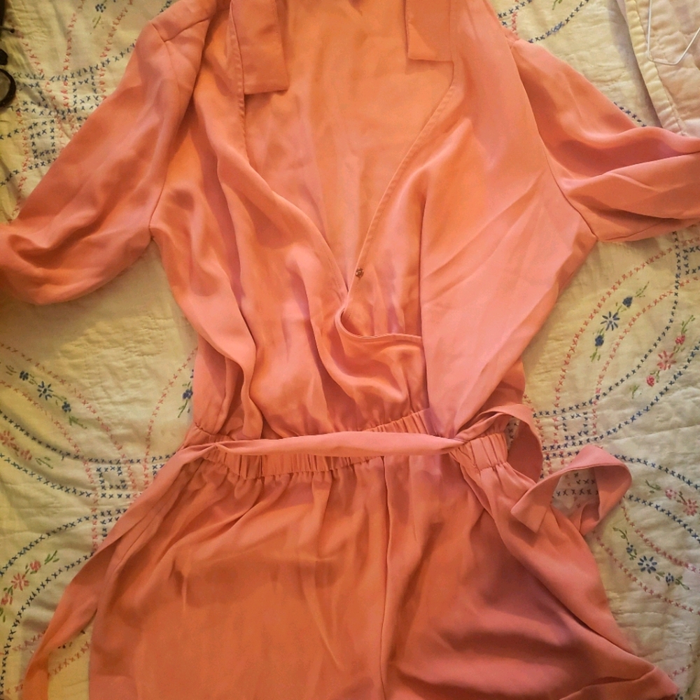 Romper , shorts with long sleeves
